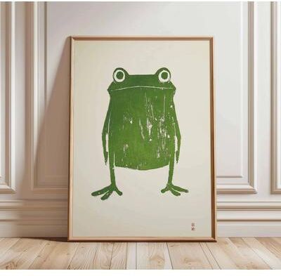 Uplifted Goods Architectural Japanese Heritage Wildlife Canvas Art b 15.75 X 23.62 In unframed