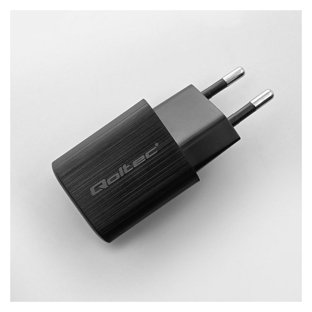 Qoltec 50764 Ladegerät für Mobilgeräte Laptop Tragbare Spielekonsole Powerbank Smartphone Smartw (35 W, 2 Ports) (50764)