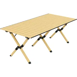 CAMPINGTISCH Aluminium Eiche