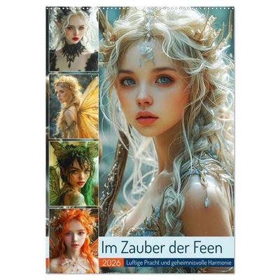 Im Zauber der Feen. Luftige Pracht und geheimnisvolle Harmonie (Wandkalender 2026 DIN A2 hoch), CALVENDO Monatskalender