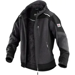 Kübler,  Strickjacke Dunkelgrau/Schwarz 4XL (4XL)