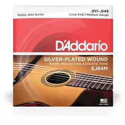 D’Addario EJ84M - Gypsy Jazz Acoustic,  Loop End | 011-045 - Saiten Westerngitarre