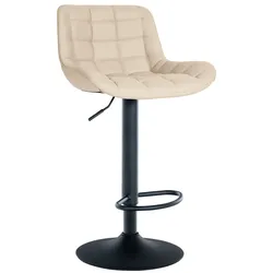 CLP Barhocker Tover Kunstleder   Farbe: creme, Material: Kunstleder
