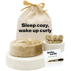 lotta curls Lockenband Set Shiny Beige