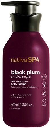 O Boticário Nativa SPA Loção Hidratante Ameixa Negra 400ml