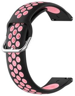 Everyday Crate Huawei Watch 3 Band 22mm Silicone Sport Replacement Strap For Huawei Watch 3 Pro And GT Series black Pink