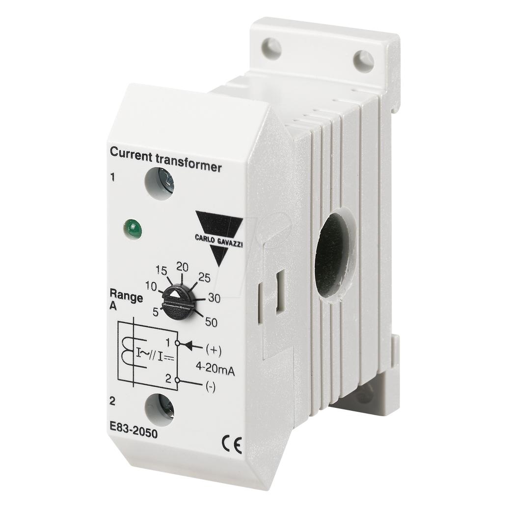 Carlo Gavazzi Current Transformer, Mini DIN 4-20mA Out (E83-2050)