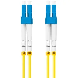 Lanberg FO-LULU-SD11-0020-YE InfiniBand/Glasfaserkabel 2 m LC Gelb