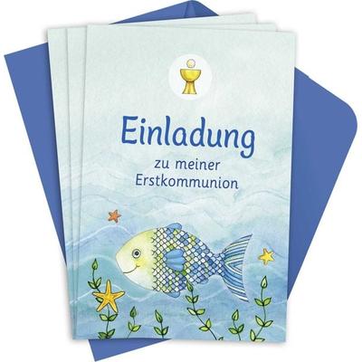 Der Wunschfisch. Einladungskarten zur Erstkommunion