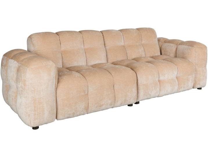 Dutchbone Hackman 3-zitsbank Velours Beige