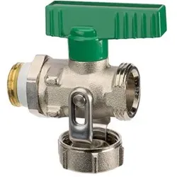 Simplex KFE Kugelhahn 1/2" (DN15) Durchgang für Trinkwasser (DVGW) - vernickelt