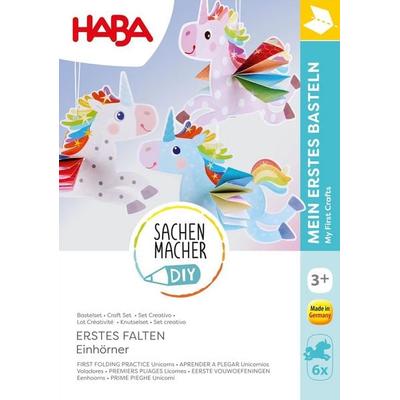 HABA 2013242 - SachenMacher DIY: Erstes Falten Einhörner, Erstes Basteln