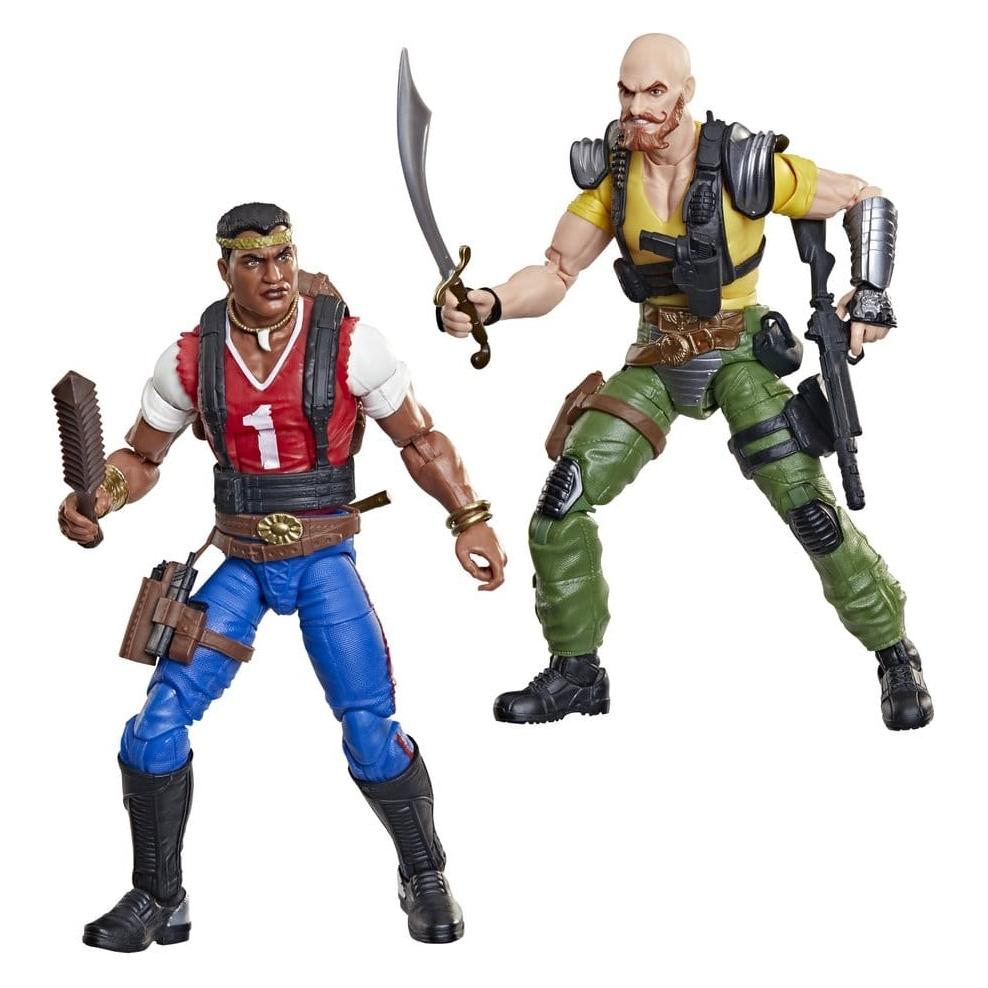 Hasbro G.I. Joe Classified Series pack 2 figurines #193 David "Red Dog" Taputapu & Varujan "Taurus" Ayvazya (G20515L00)
