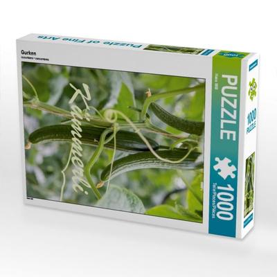 CALVENDO Puzzle Meefränggisch: Kümmerli - Übersetzung: Gurken | 1000 Teile Lege-Größe 64x48cm Foto-Puzzle für glückliche Stunden