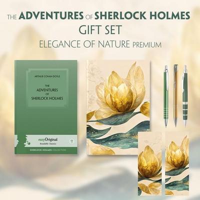The Adventures of Sherlock Holmes (with audio-online) Readable Classics Geschenkset + Eleganz der Natur Schreibset Premium, Set von Arthur Conan
