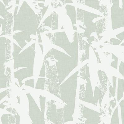 RoomMates Green Modern Bamboo Peel and Stick Wallpaper