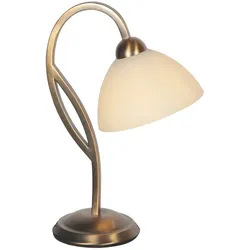 Steinhauer Tischleuchte 1-fl. "Anthea" 4329BR Bronze + Creme STE-4329BR