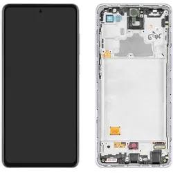 Kaputt.de Samsung Galaxy A72 Display (mit Rahmen) Violett (Display, Samsung Galaxy A72), Mobilgerät Ersatzteile, Violett