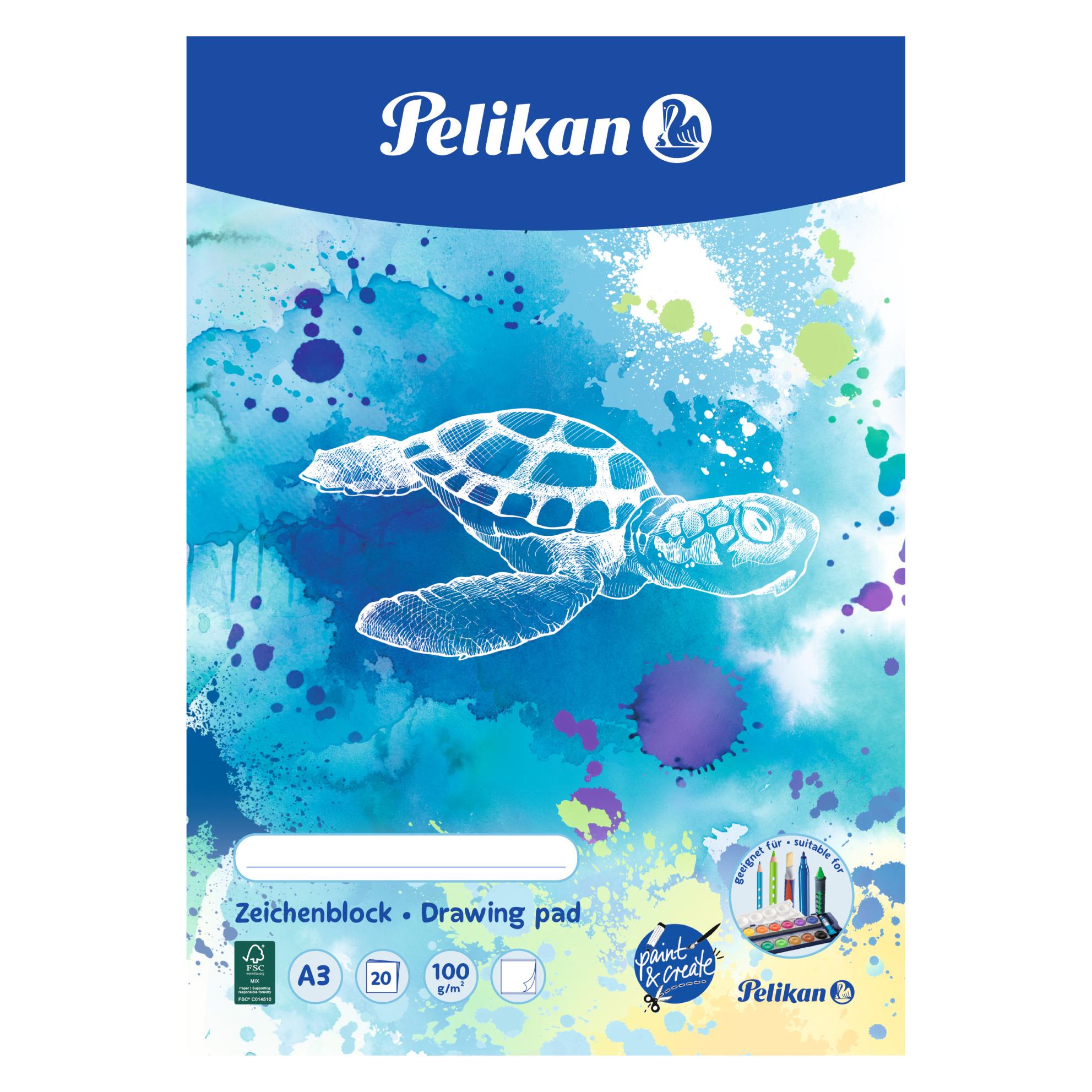 Pelikan Zeichenblock (A3, Blanko, Weicher Einband) (101684)
