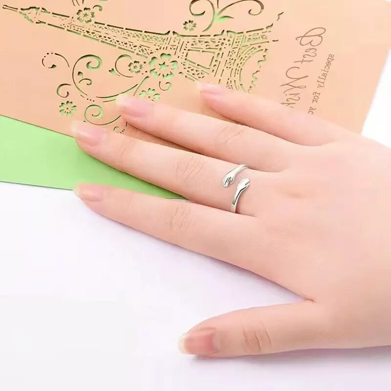 INF Bagues câlins avec messages d'amour, 2 pièces