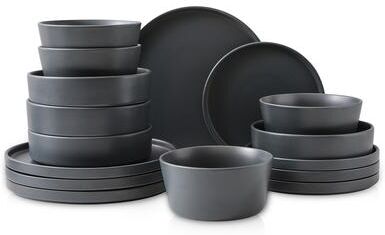 Stone Lain Celina Stoneware Dinnerware Set, Cereal and Pasta Bowls