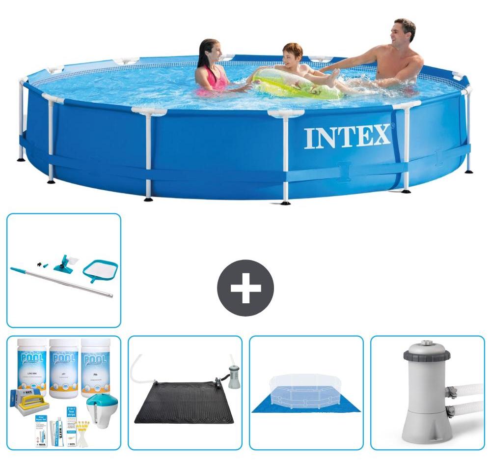 Frame Pool Rund - 366x76 cm - 6-teilig S21003