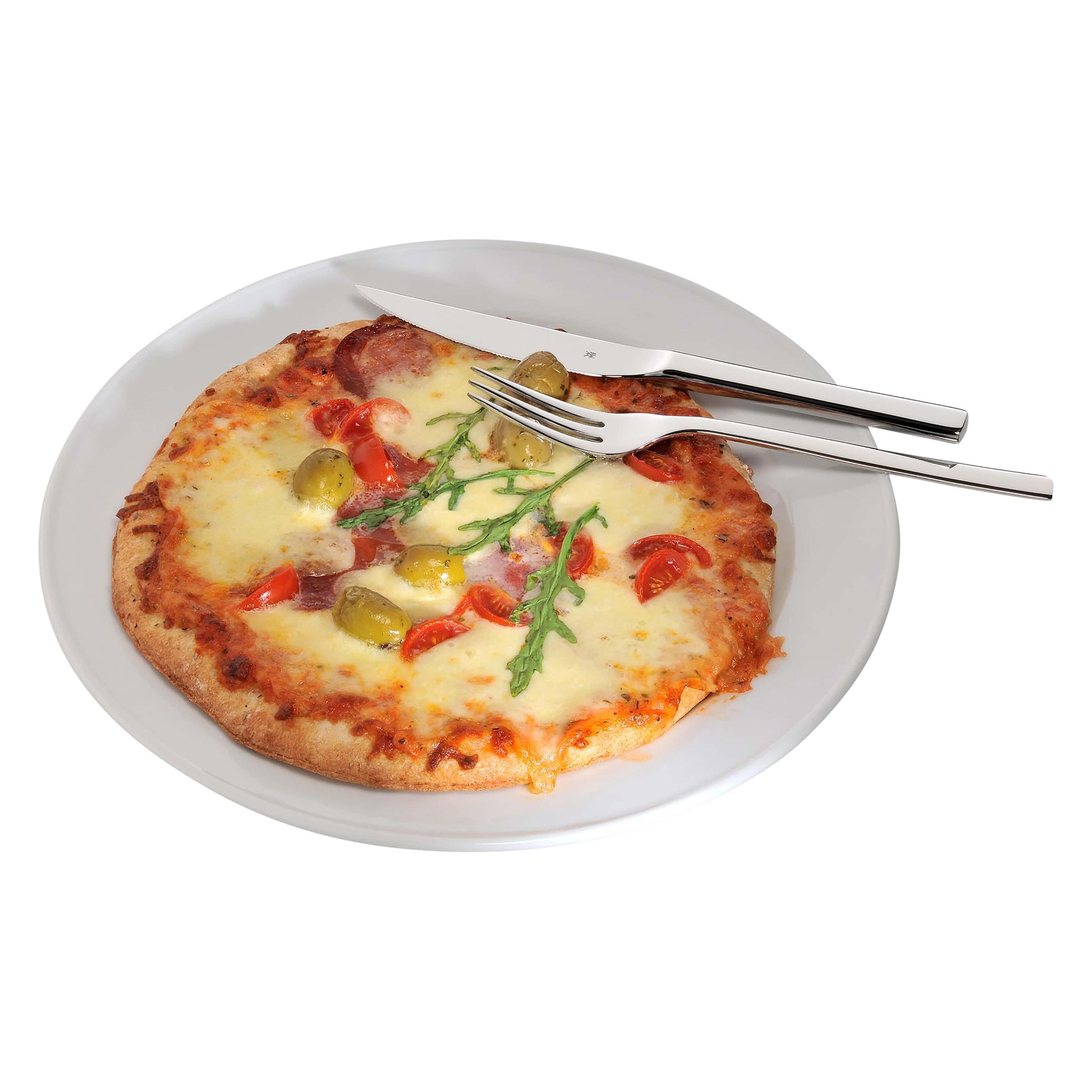 WMF Steakmesser Set 6tlg Pizzamesser Nuova Spezialklingenstahl Edelstahl (6 Stk., Messer) (12.9171.6046)