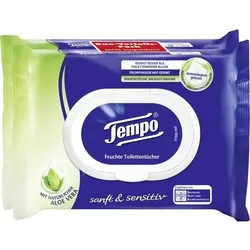 Tempo Aloe Vera Feuchtes Toilettenpapier 260721 2 Stück à 42 Blatt