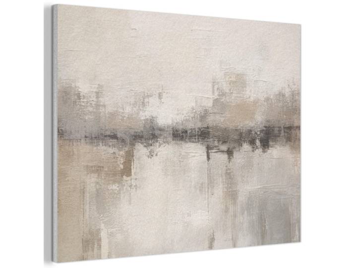 MuchoWow Akustikbild - Moderne Kunst - Abstrakt - Beige - 100x70, Kunststoff, Rechteckig, 100x70x0.9 cm, Wandverkleidung, Akustikpaneele
