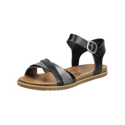 Riemchensandale BLOWFISH "Blowfish Sandalen Lederimitat", Damen, Gr. 37, schwarz, Lederimitat, Schuhe Riemchensandale