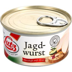 Lutz Wurstkonserve Jagdwurst, Schweinefleisch, 125 g