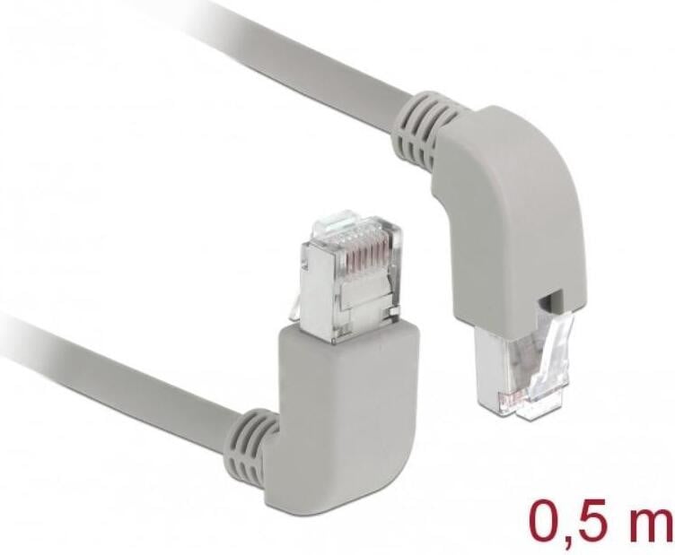 Delock 85861 Netwerkkabel RJ45 Cat.6 S/FTP gewinkeld 0,5m