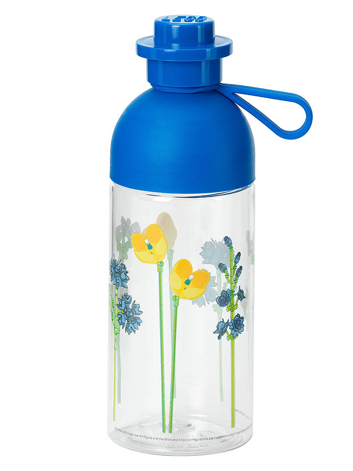 LEGO Trinkflasche "Wild Flowers" in Blau/ Gelb - 500 ml - onesize