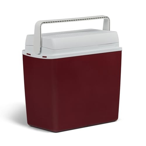 Mobicool Mirabelle MM24 DC elektrische koelbox, 21 liter, 12V voor auto en vrachtwagen, wijnrood