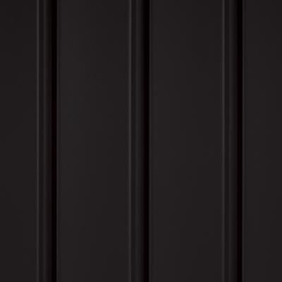 CertainTeed Universal Triple 4 Inch Solid Vinyl Soffit Black - 6 Foot - 16 PCS (cut)