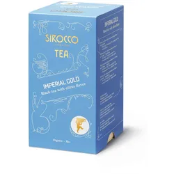 Sirocco Bio Tee Imperial Gold Black mit Zitrone & Orange 20 Sachets à 2,5 g