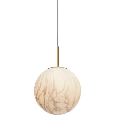 IT'S ABOUT ROMI Hängeleuchte "CARRARA", weiß, 1, Ø 28cm H: 278cm, 1 Stk., Leuchten, Marmor Look, Hängeleuchte