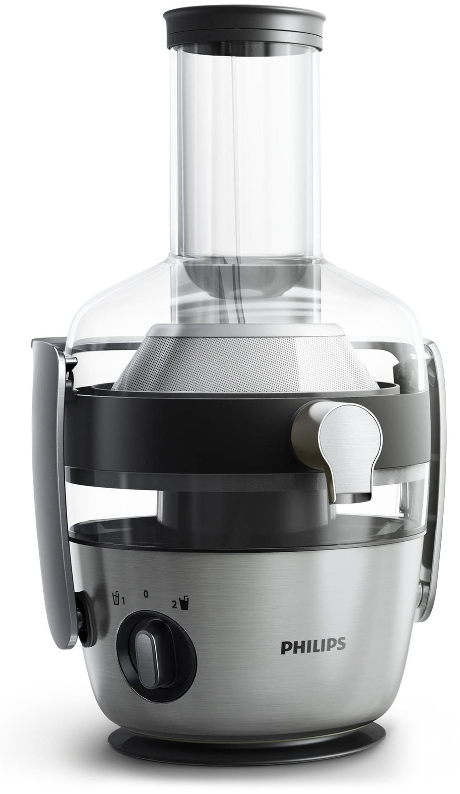 Philips Avance Collection centrifugaal sapcentrifuge HR1921/20, 2,0 liter, 1100 watt, zilver