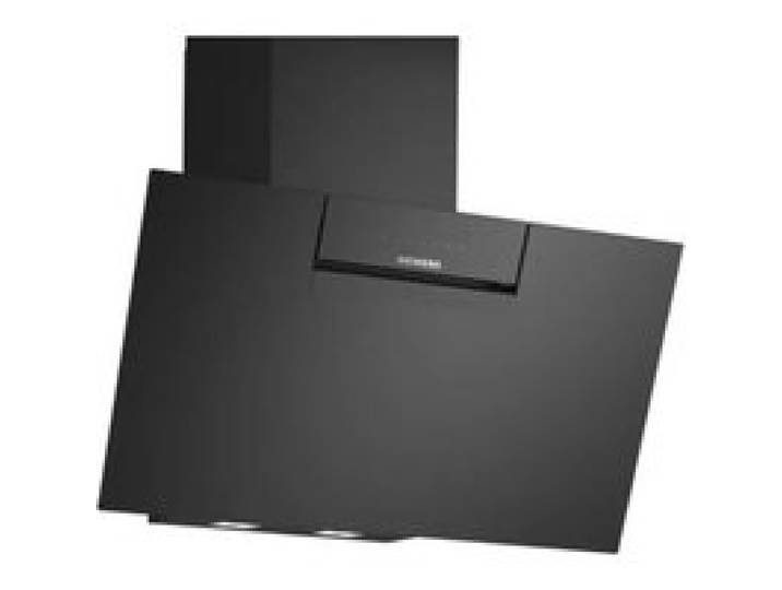 Siemens Hotte décorative inclinée 79cm 427m3/h noir - LC87KFN60