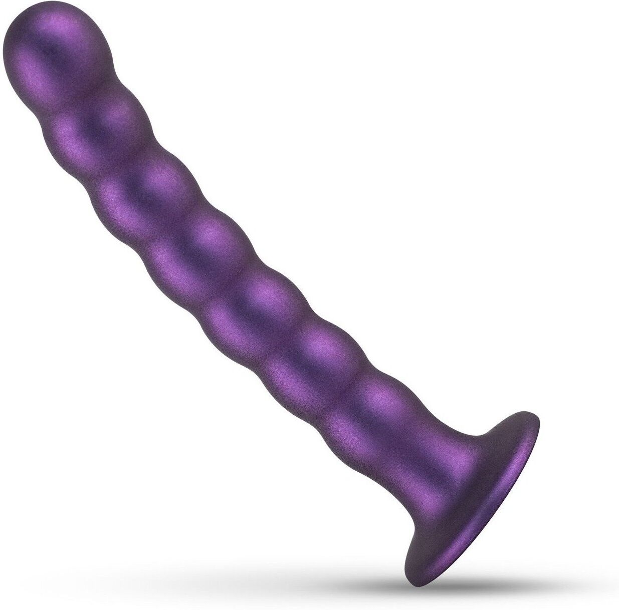 No-Parts Dildo courbé en silicone doux avec ventouse pour stimulation ciblée