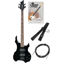 Rocktile Pro BB104-B BattleBone E-Bass Black Set