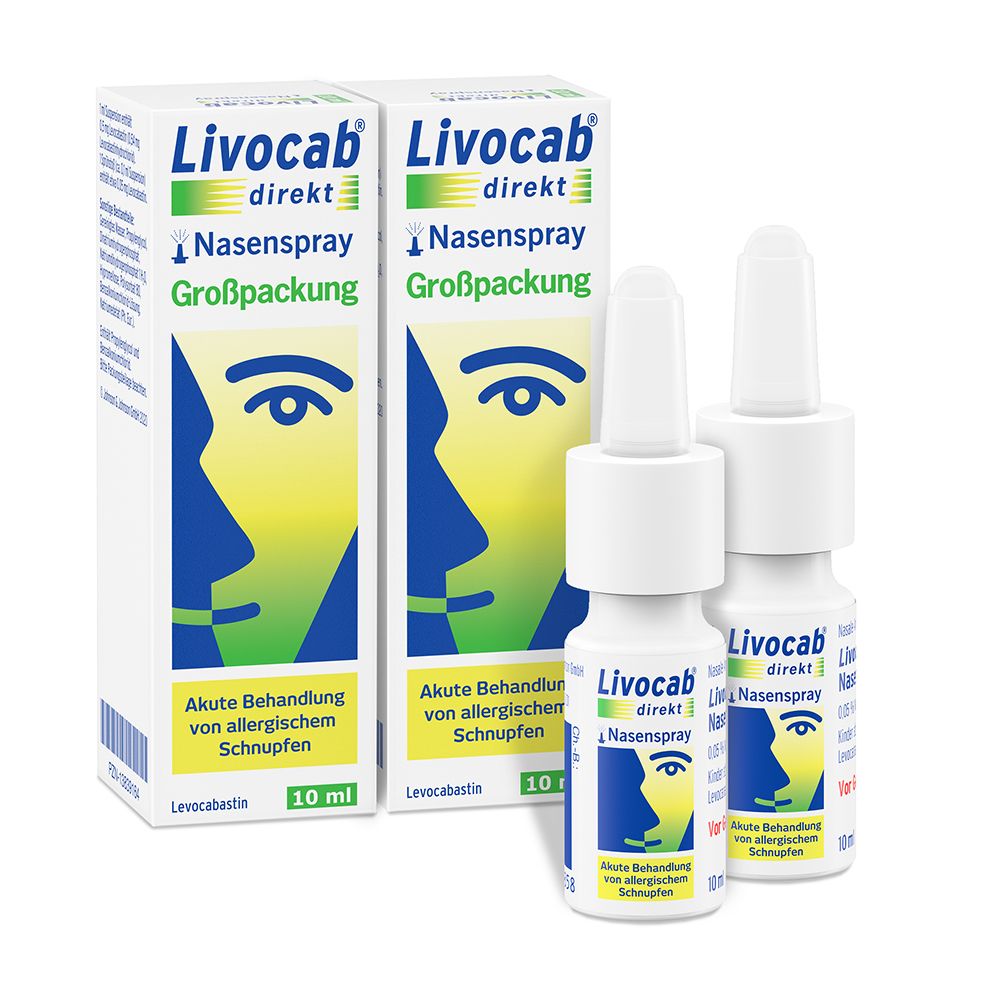 2x Livocab direkt Nasenspray 2x10 ml