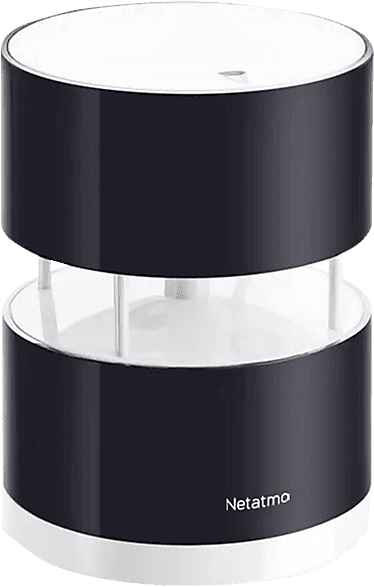 Anemómetro - Netatmo NWA01-WW, Inteligente, Tecnología de ultrasonidos, Con pilas, Negro/Blanco