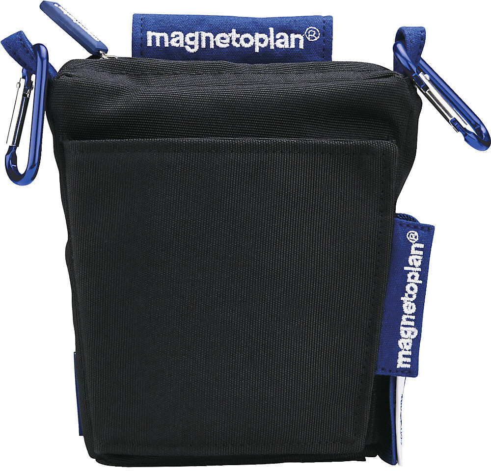 Moderationstasche ACTION HOLSTER, bestückt mit Zubehör, HxBxT 150 x 190 x 45 mm magnetoplan