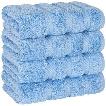 American Soft Linen 4-Piece Turkish Hand Towel Set
