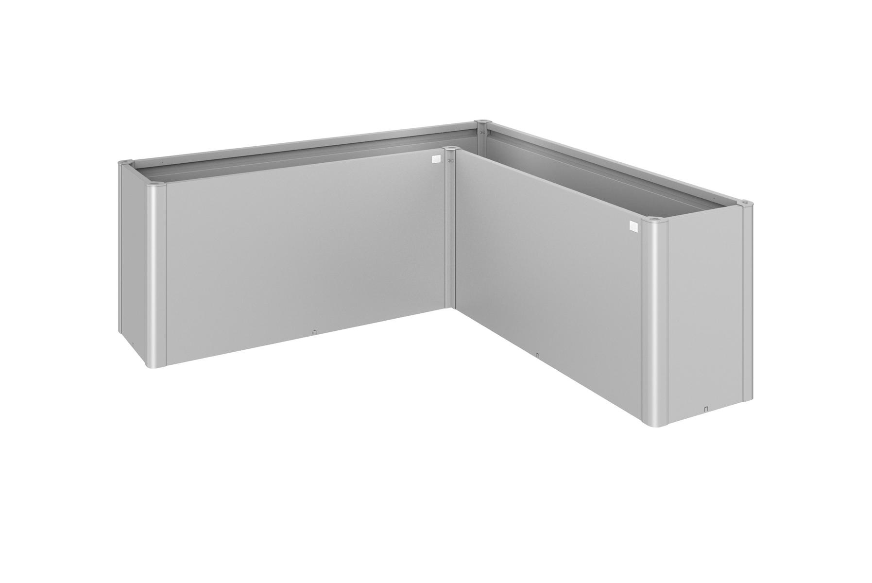 BIOHORTGARTE Pflanzbeet Belvedere MAXI Gr. L200 silber-metallic 16925180