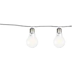 Grundig, Lichterkette, Solar Lichterkette Glühbirne 10 LED Weiss (0.31 m)