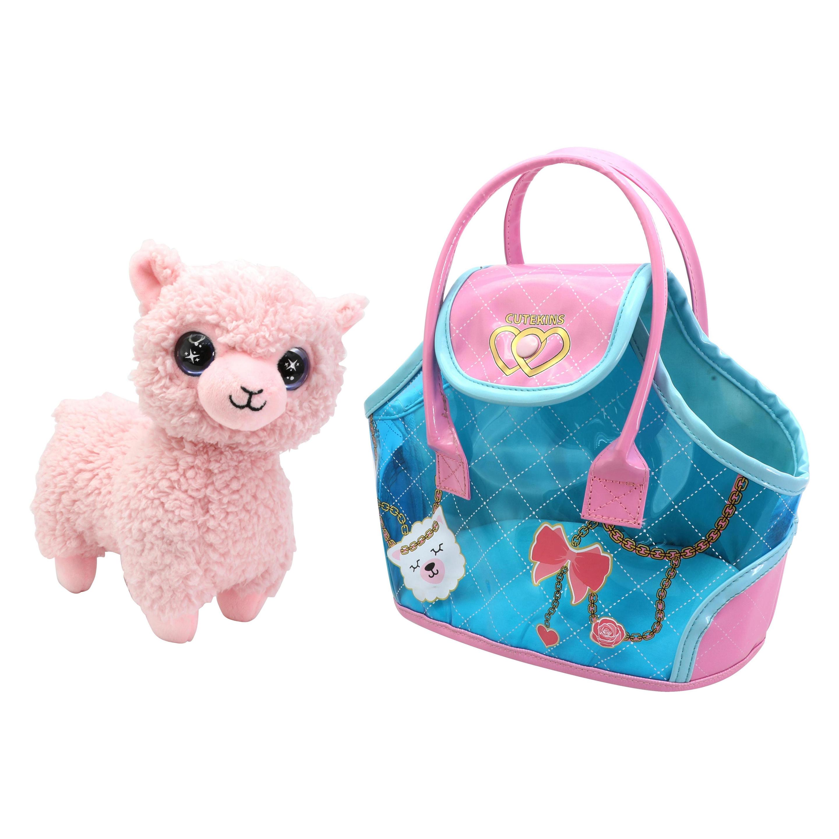 Cutekins plush toy Llama with carrying bag, 35048 (21106216)