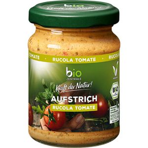 BioZentrale Gemüseaufstrich Aufstrich, BIO, vegan, mit Tomaten & Rucola, 125 g