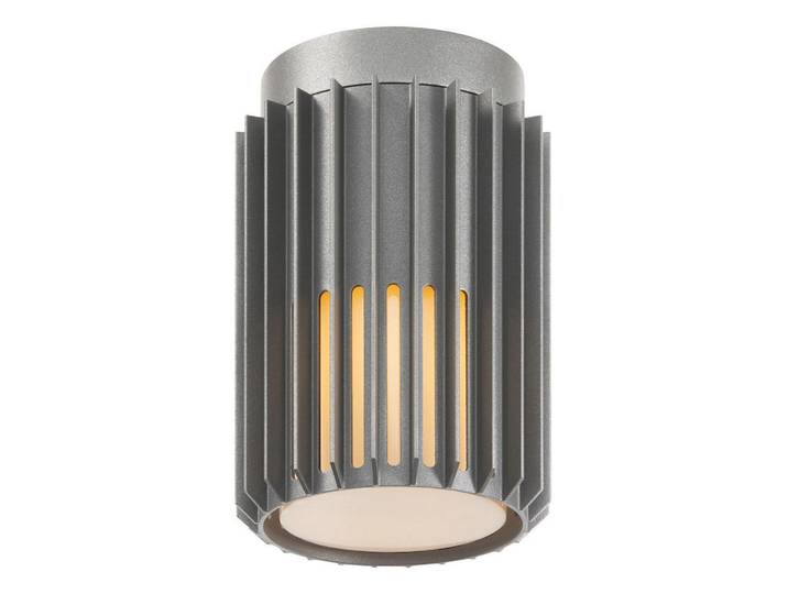 Nordlux Aussendeckenleuchte, Anthrazit, Metall, zylindrisch, 18.8 cm, Lampen & Leuchten, Außenbeleuchtung, Außenleuchten